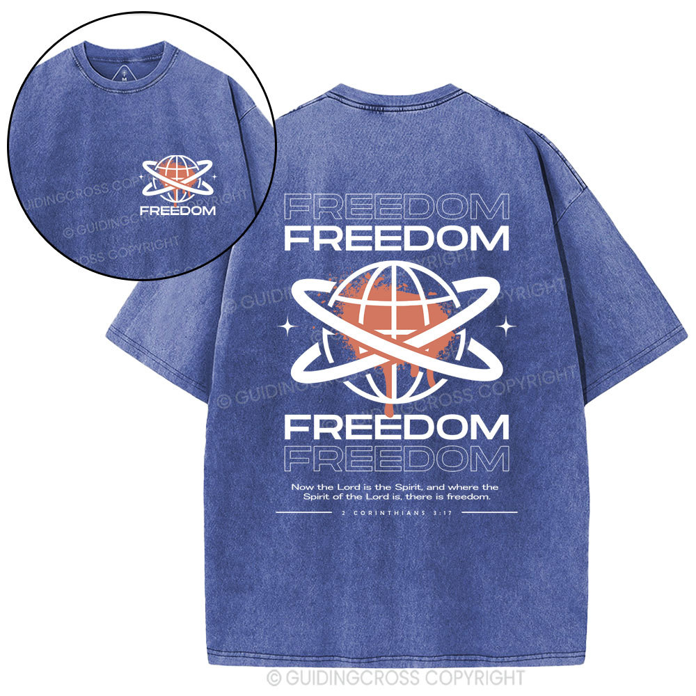 Freedom Christian Washed T-Shirt