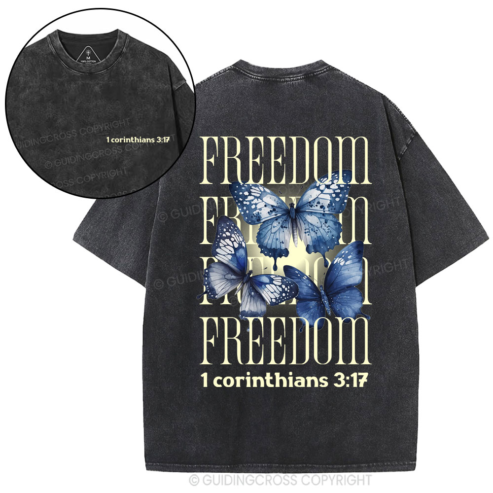 Freedom Christian Washed T-Shirt