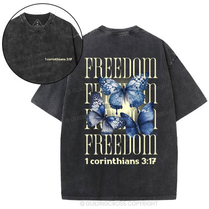 Freedom Christian Washed T-Shirt