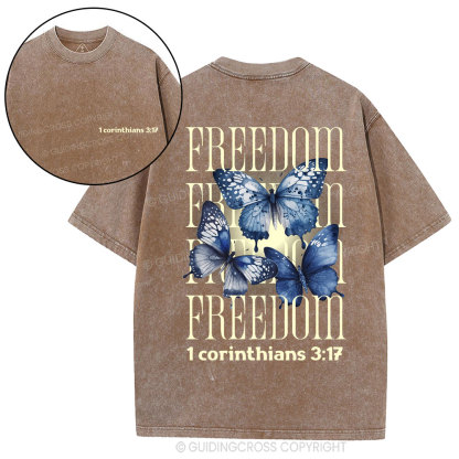 Freedom Christian Washed T-Shirt