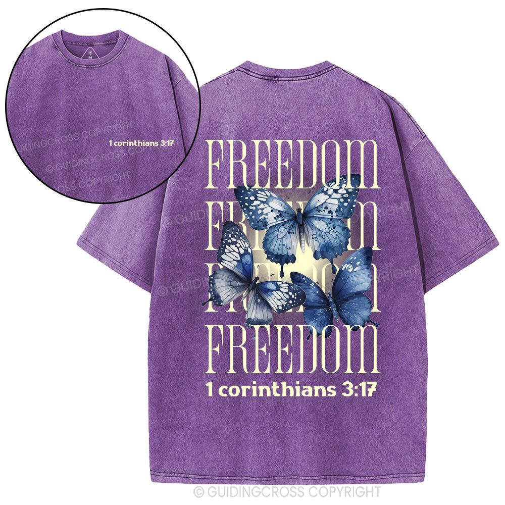 Freedom Christian Washed T-Shirt