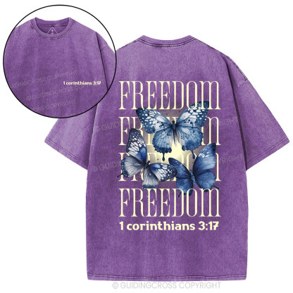 Freedom Christian Washed T-Shirt