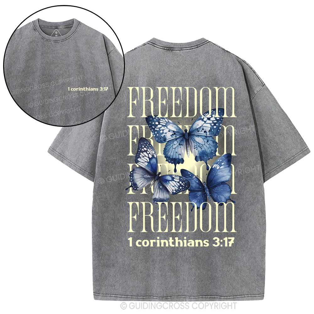 Freedom Christian Washed T-Shirt