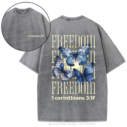 Freedom Christian Washed T-Shirt