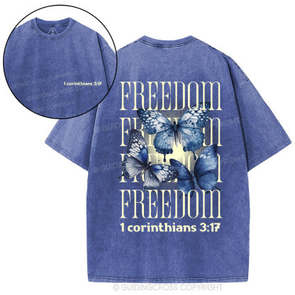Freedom Christian Washed T-Shirt