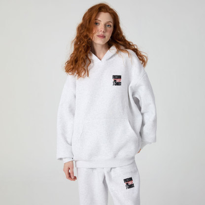 Freedom In Christ Premium Fleece Hoodie Set
