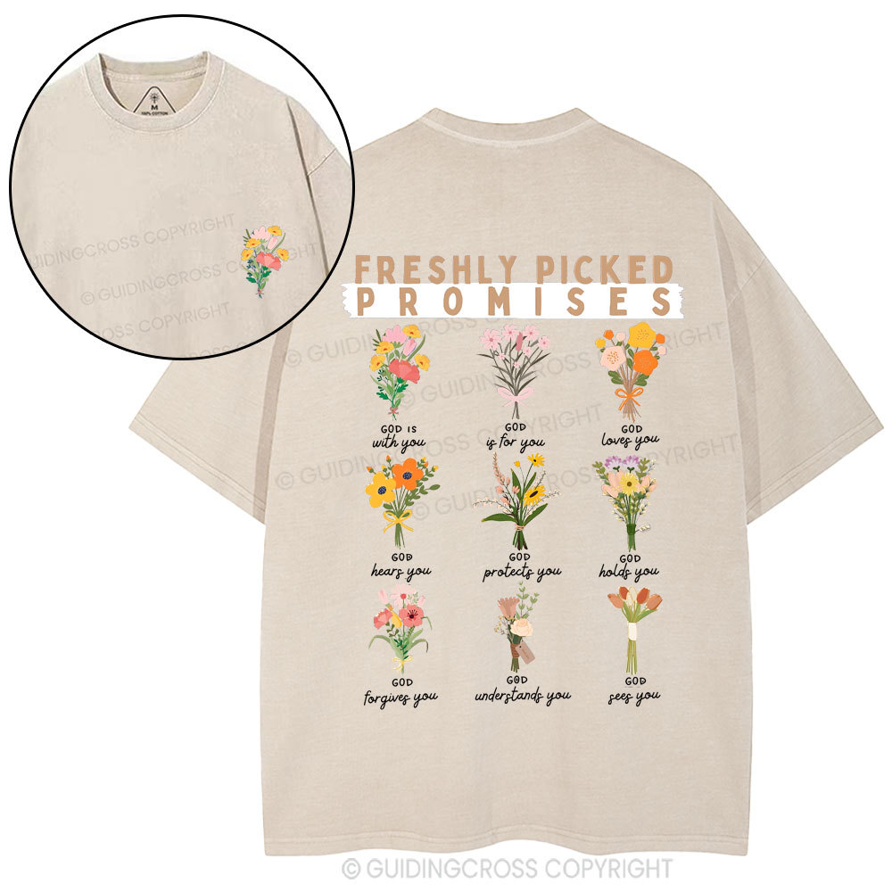 Freshly Picked Promise Christian  Washed T-Shirt