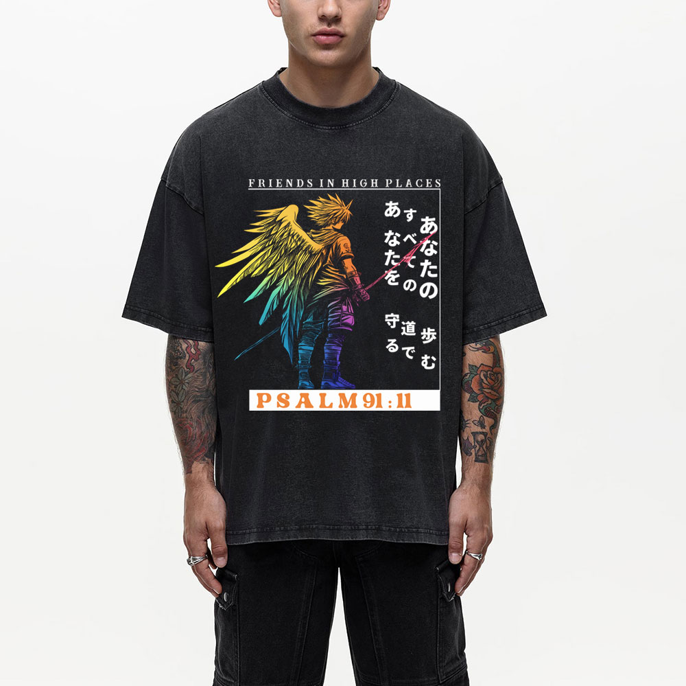 Friends In High Places Christian Washed T-Shirt