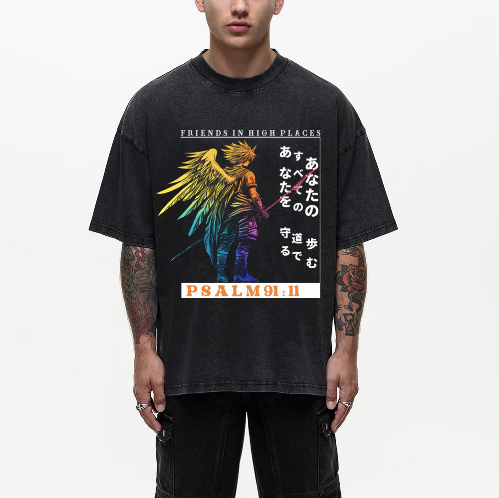 Friends In High Places Christian Washed T-Shirt