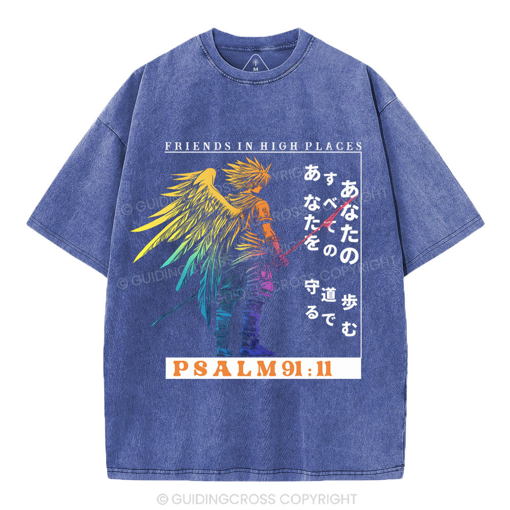 Friends In High Places Christian Washed T-Shirt