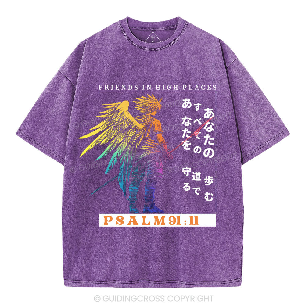 Friends In High Places Christian Washed T-Shirt