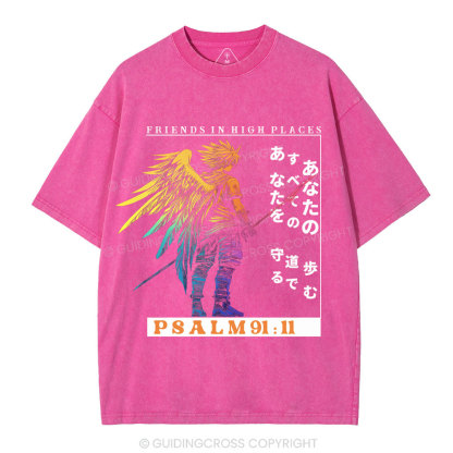 Friends In High Places Christian Washed T-Shirt