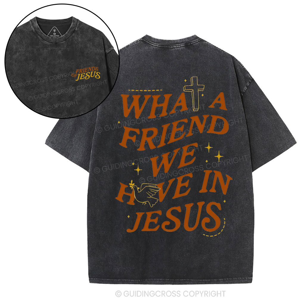 Friends Of Jesus Christian Washed T-Shirt