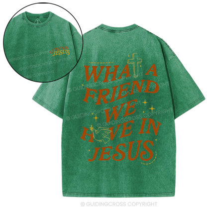 Friends Of Jesus Christian Washed T-Shirt