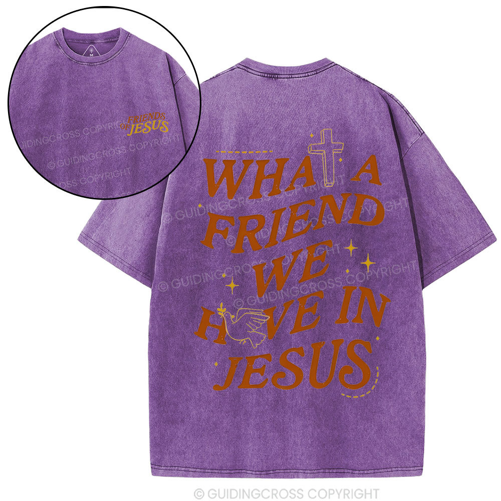 Friends Of Jesus Christian Washed T-Shirt