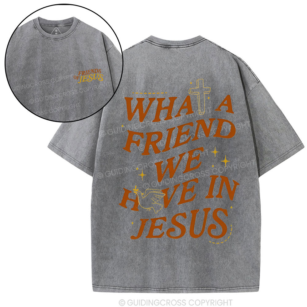 Friends Of Jesus Christian Washed T-Shirt