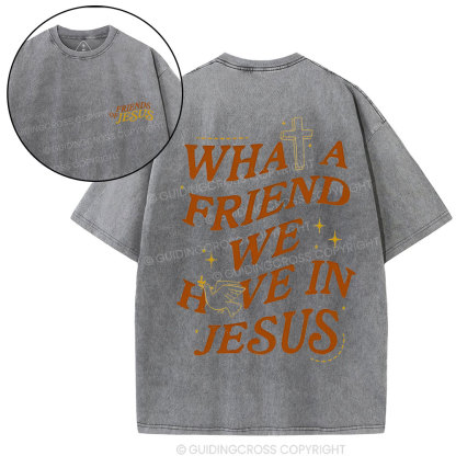 Friends Of Jesus Christian Washed T-Shirt