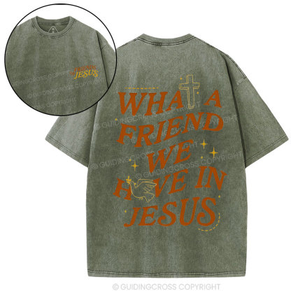 Friends Of Jesus Christian Washed T-Shirt