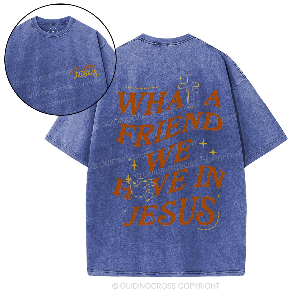 Friends Of Jesus Christian Washed T-Shirt