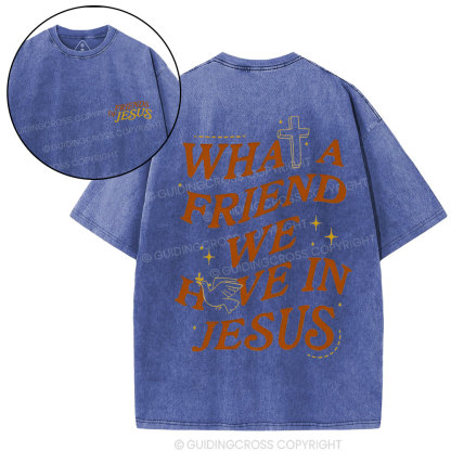 Friends Of Jesus Christian Washed T-Shirt