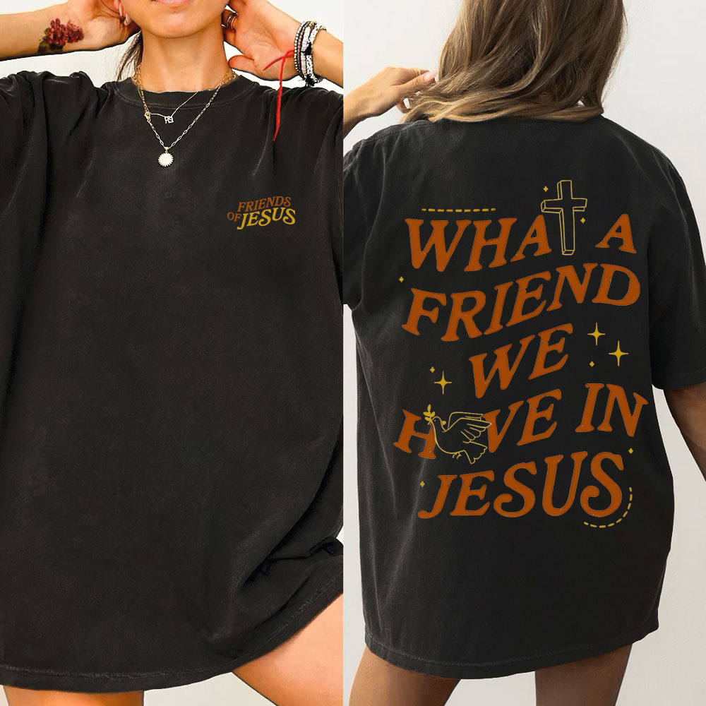 Friends Of Jesus Christian Washed T-Shirt