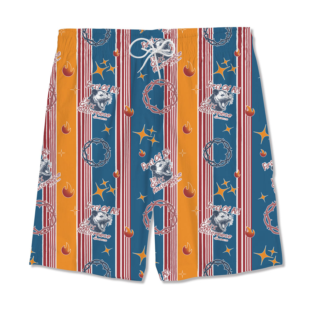 Frist Of All I'm God Pieces Christian Hawaiian Shirt