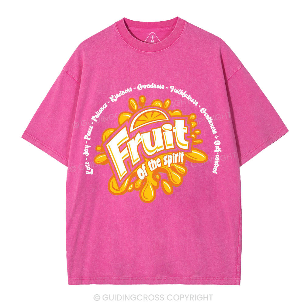 Friut Of The Spirit Christian Washed T-Shirt