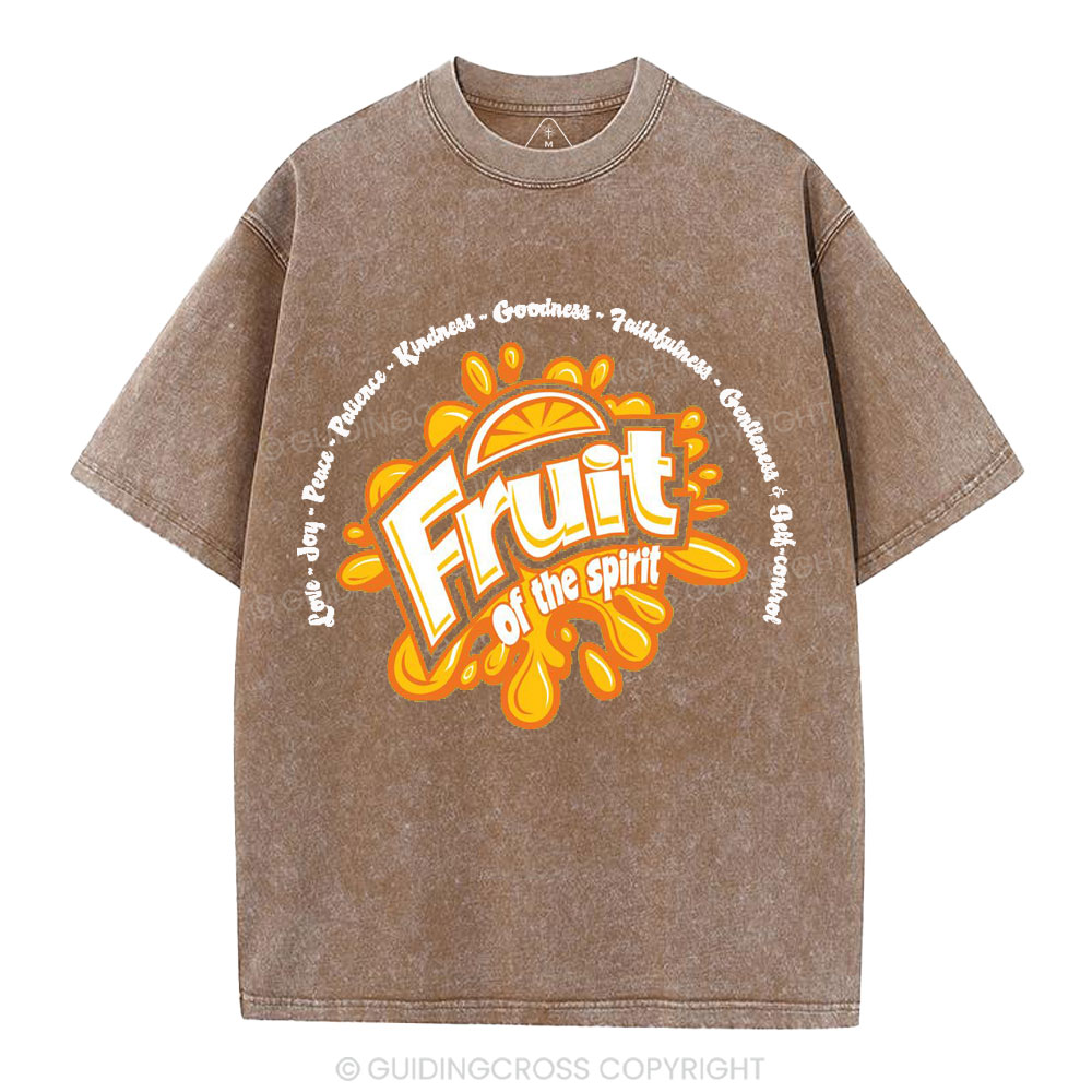 Friut Of The Spirit Christian Washed T-Shirt