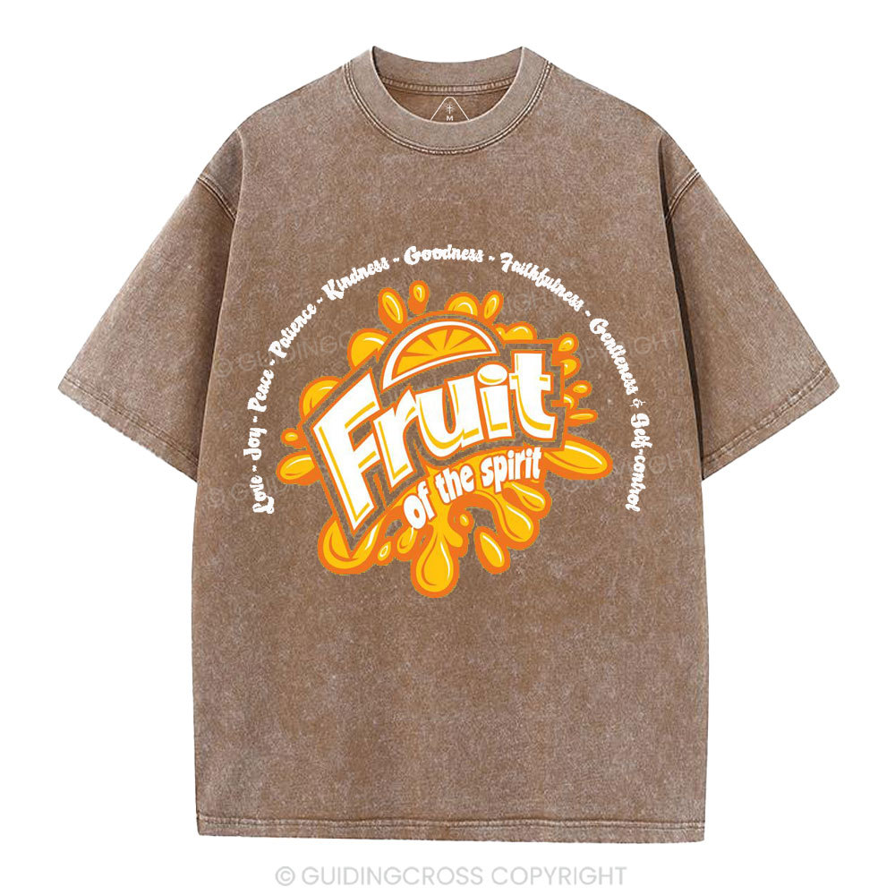 Friut Of The Spirit Christian Washed T-Shirt