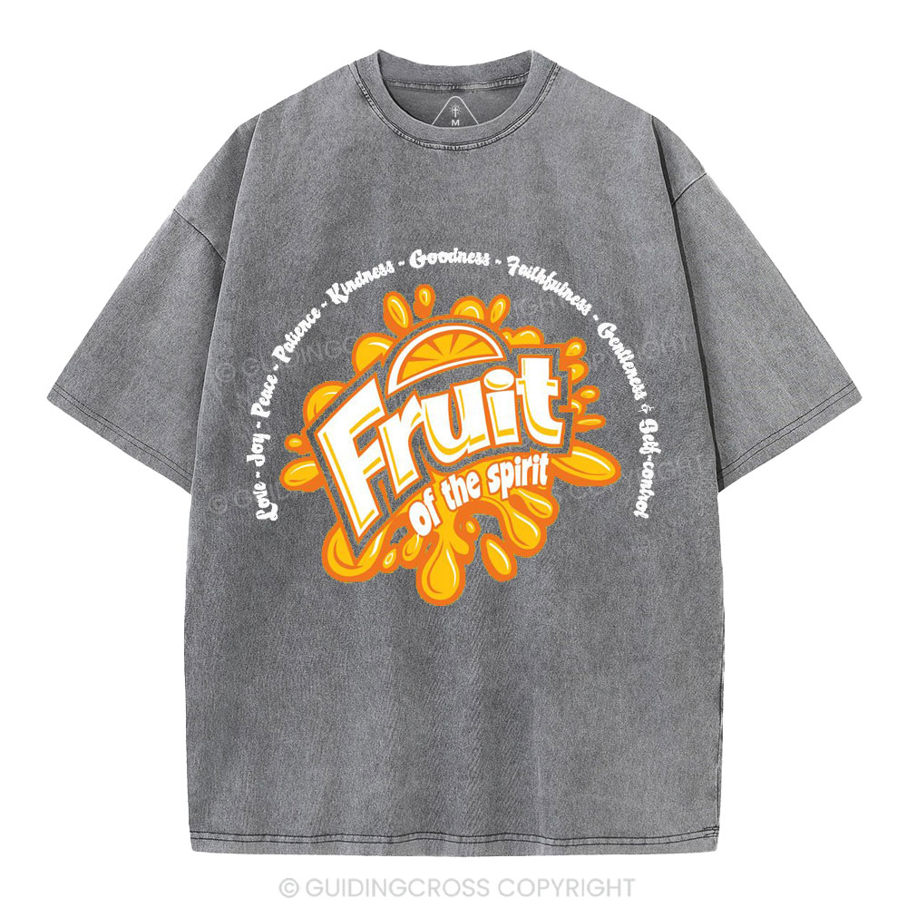 Friut Of The Spirit Christian Washed T-Shirt