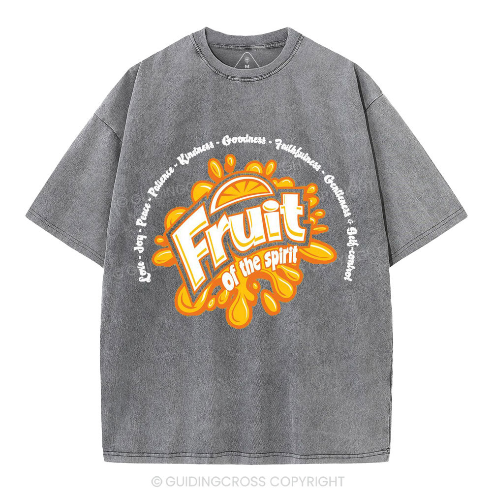 Friut Of The Spirit Christian Washed T-Shirt