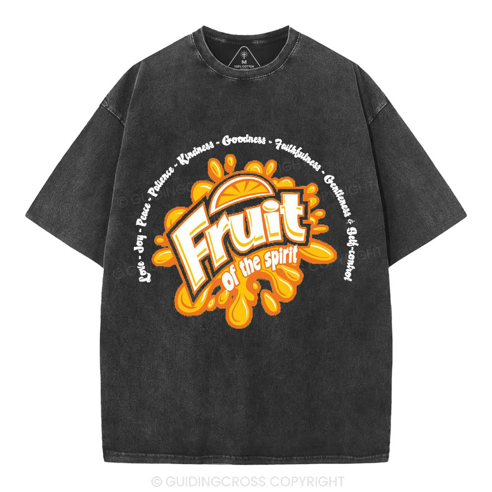 Friut Of The Spirit Christian Washed T-Shirt