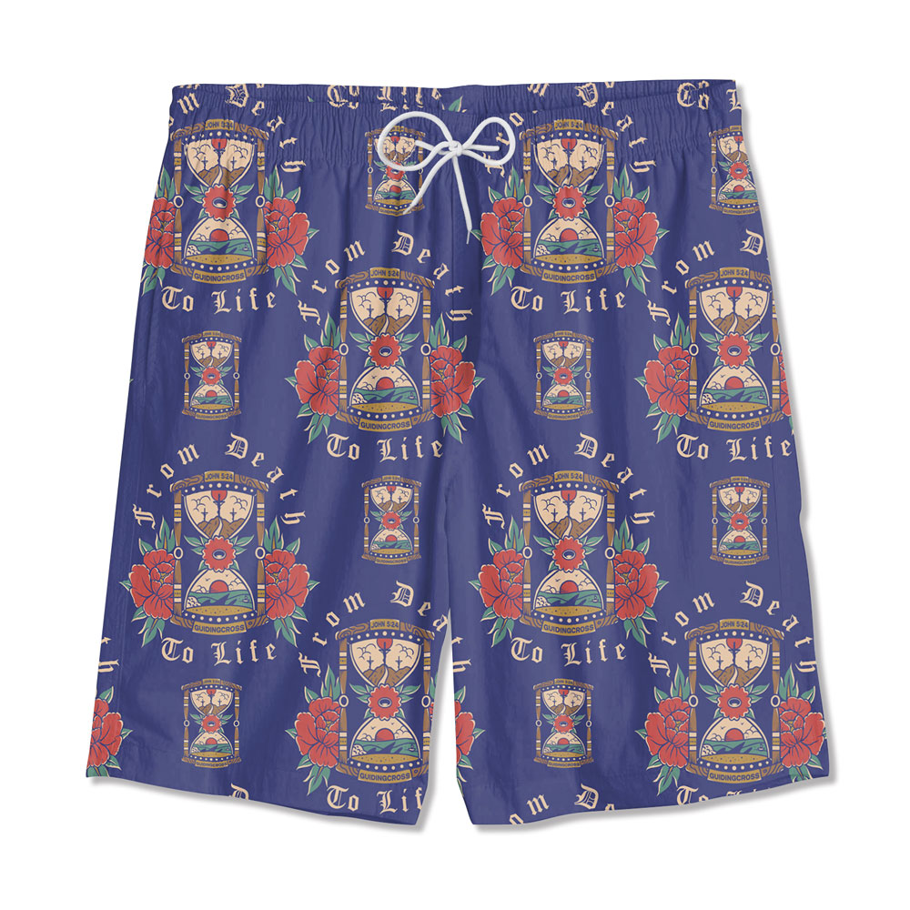 From Death To Life Blue Christian Hawaiian Shirt
