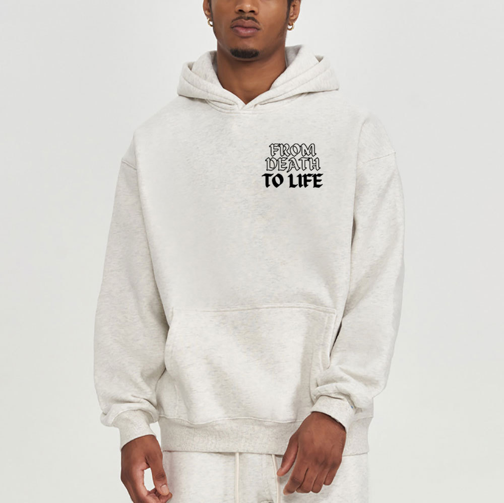 From Death To Life Christian Fleece Hoodie Set