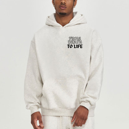 From Death To Life Christian Fleece Hoodie Set