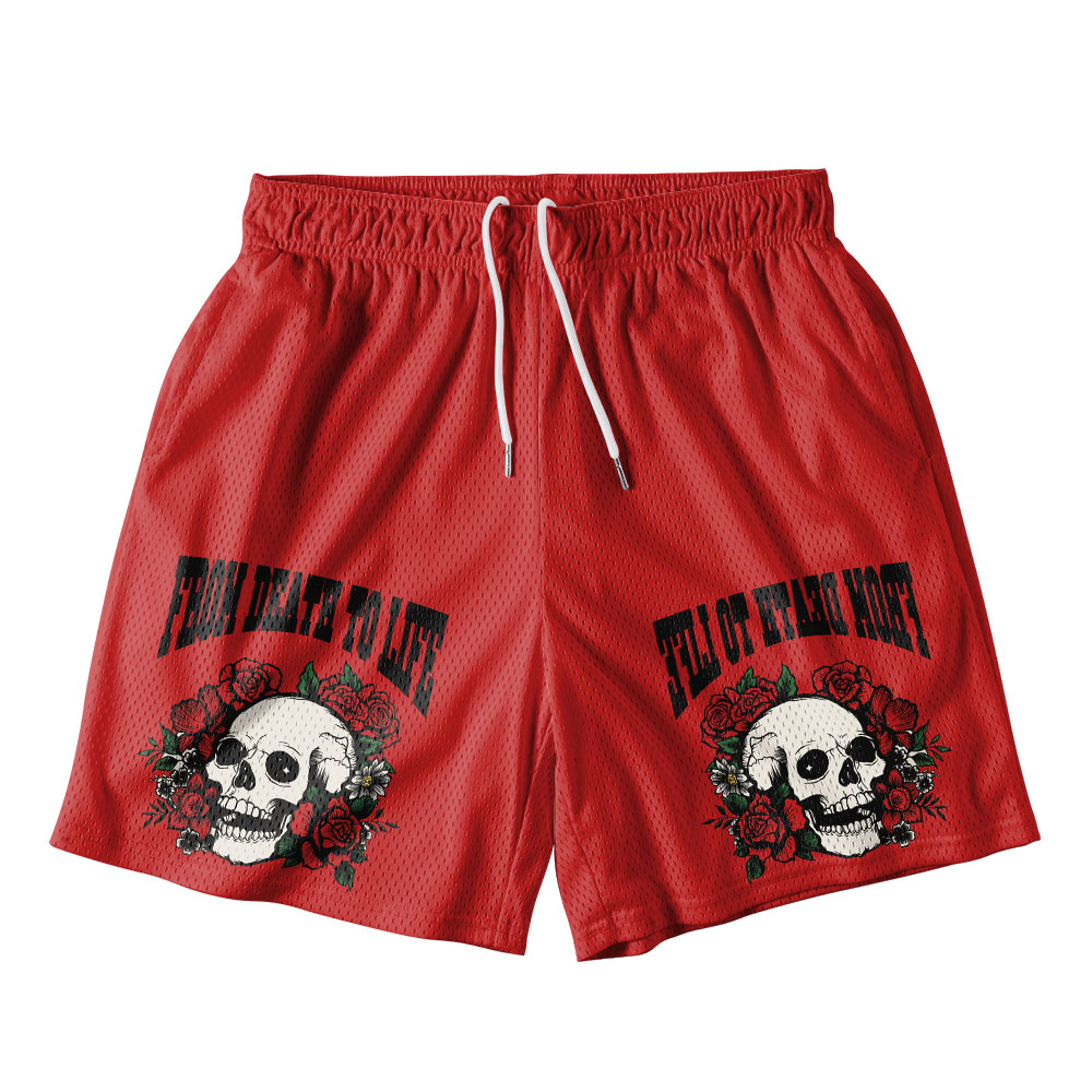 From Death To Life Christian Mesh Shorts