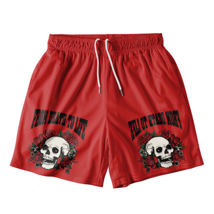 From Death To Life Christian Mesh Shorts