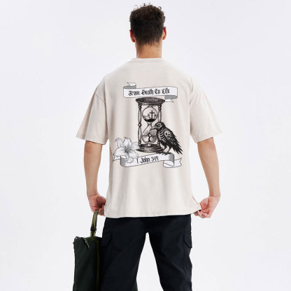 From Death To Life Christian Washed T-Shirt