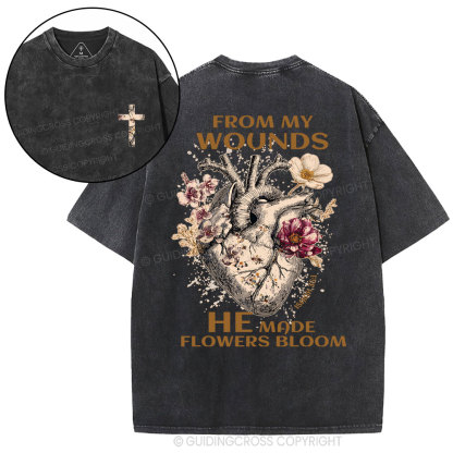 From My Wounds Christian Washed T-Shirt