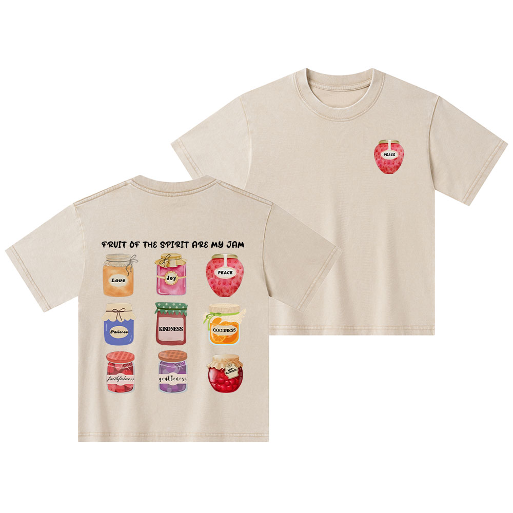 Fruit Of The Spirit Christian Kid Washed T-Shirt