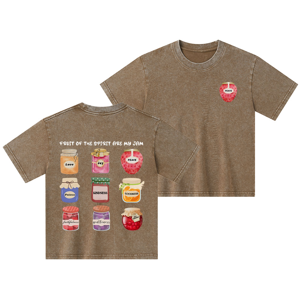 Fruit Of The Spirit Christian Kid Washed T-Shirt