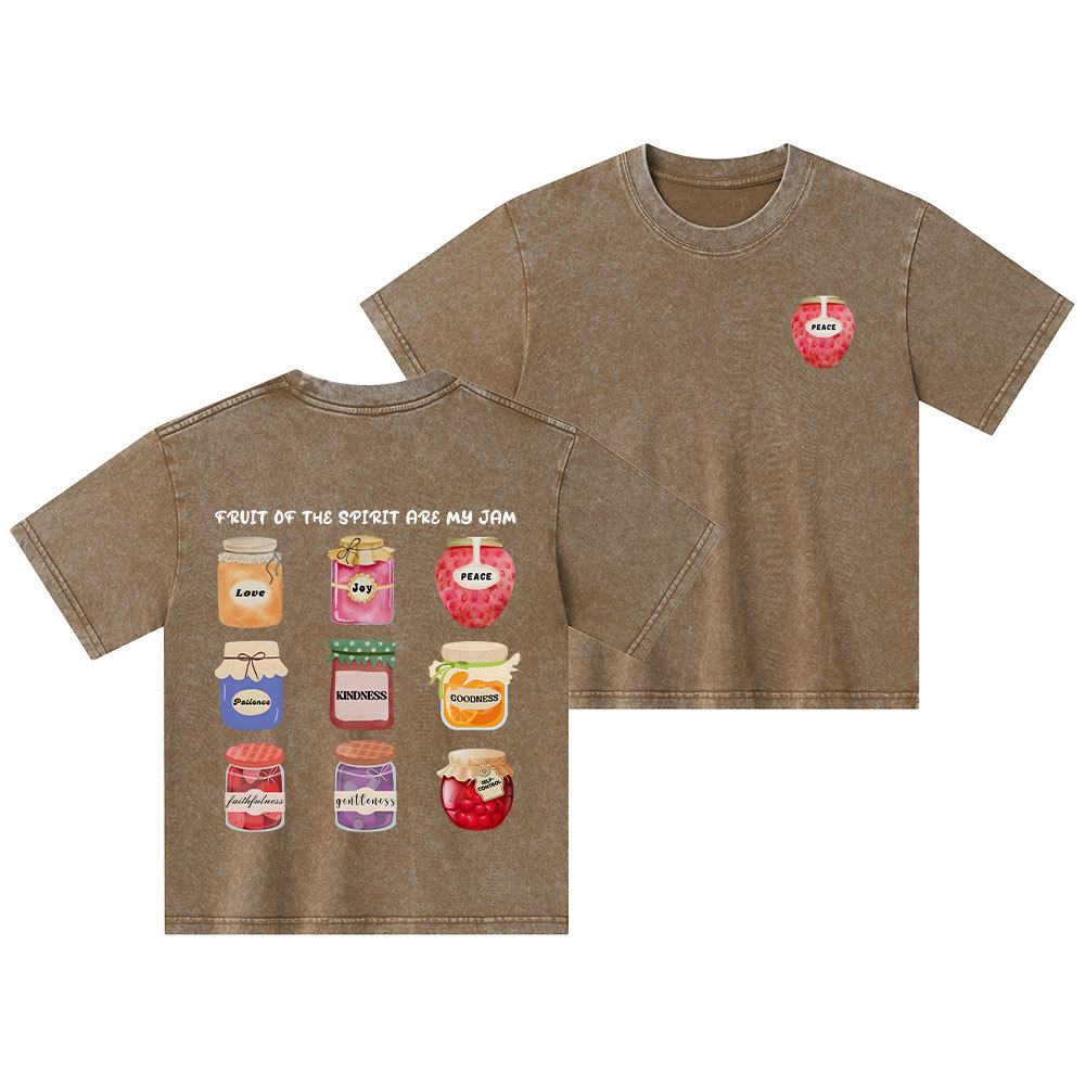 Fruit Of The Spirit Christian Kid Washed T-Shirt