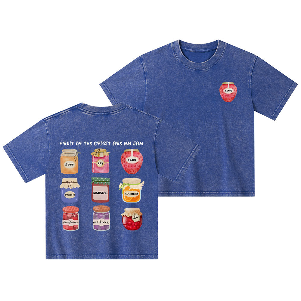 Fruit Of The Spirit Christian Kid Washed T-Shirt