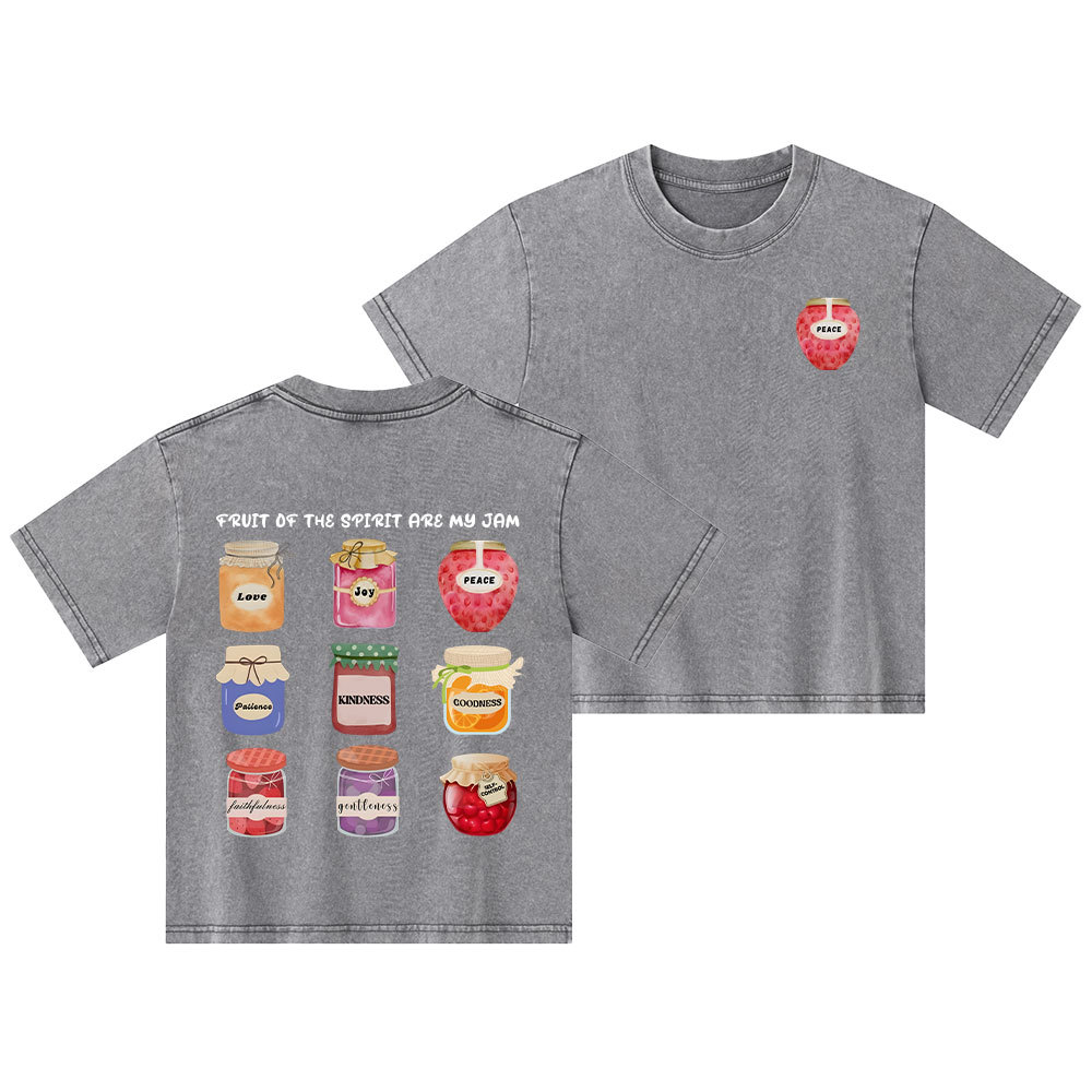 Fruit Of The Spirit Christian Kid Washed T-Shirt