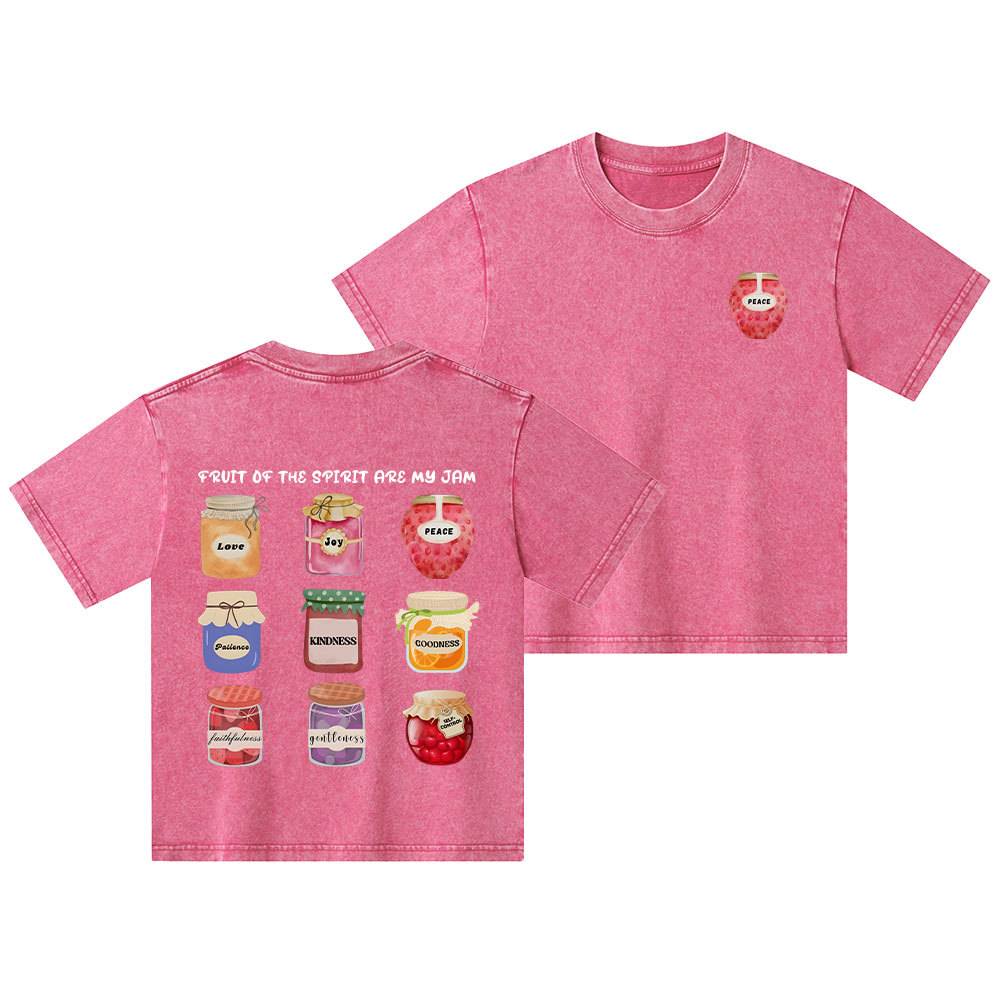 Fruit Of The Spirit Christian Kid Washed T-Shirt