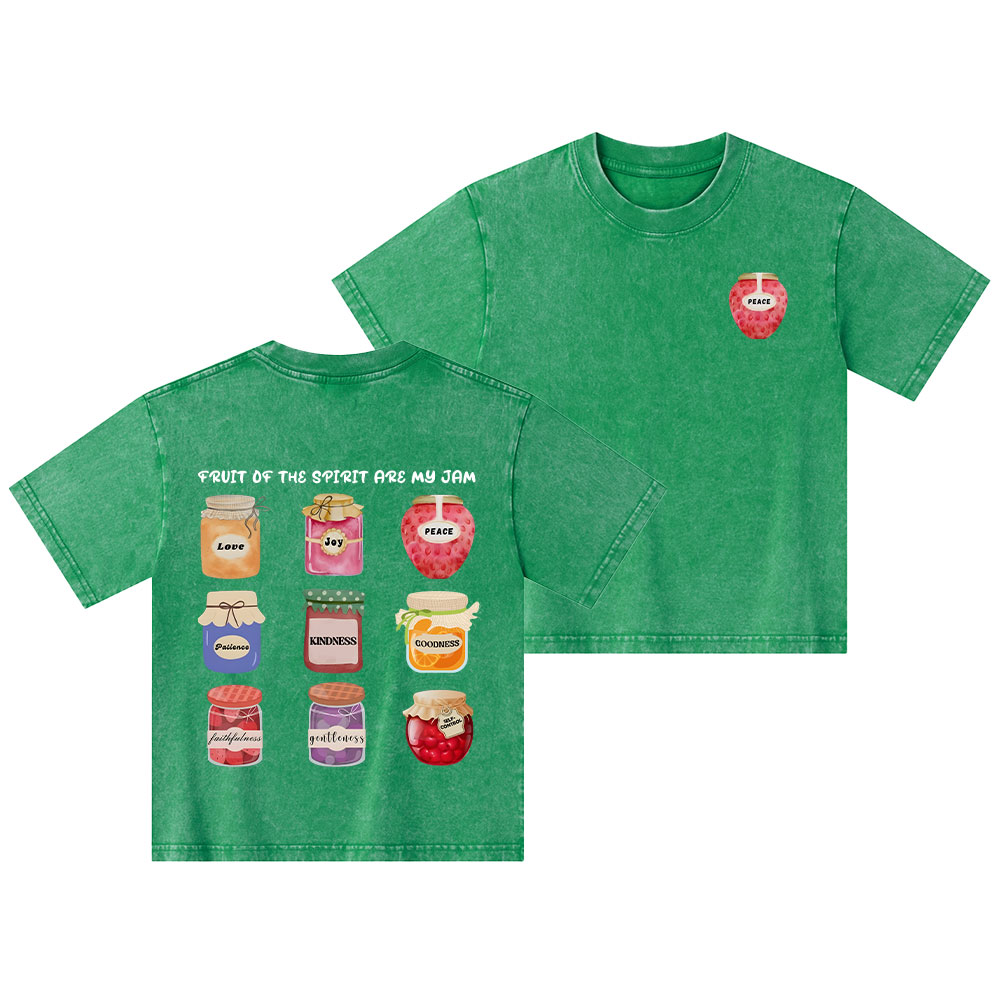 Fruit Of The Spirit Christian Kid Washed T-Shirt