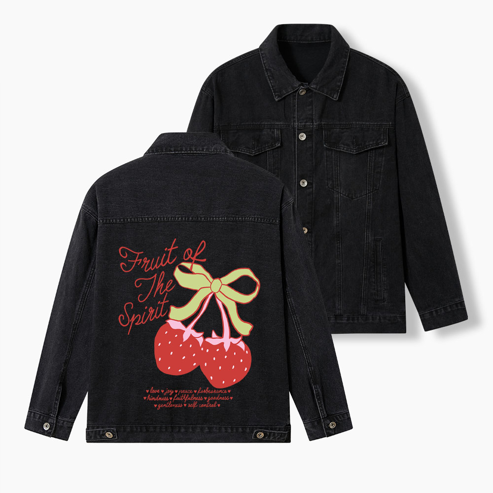 Fruit Of The Spirit Christian Denim Jacket