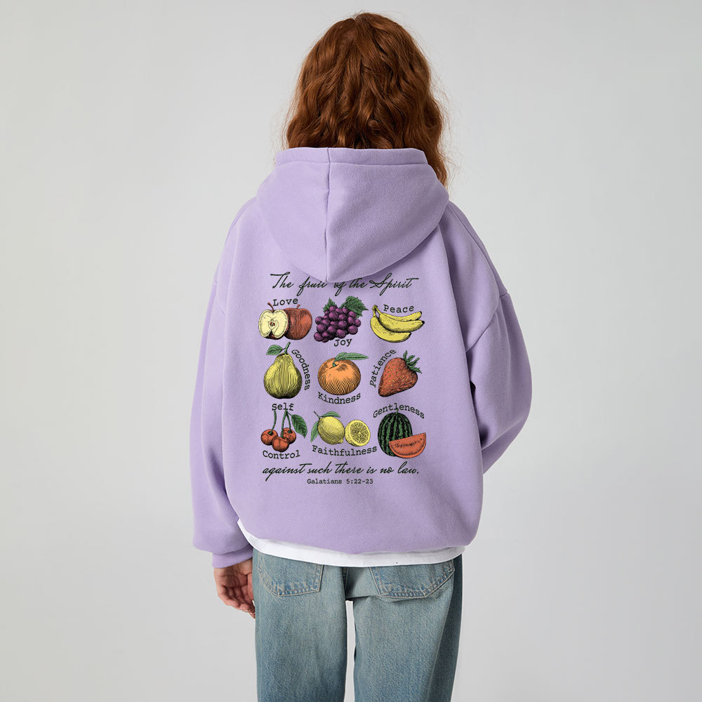 Fruit Of The Spirit Christian Fleece Hoodie Set