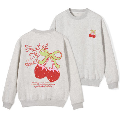 Fruit Of The Spirit Christian Fleece Sweatshirt
