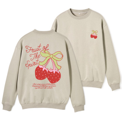 Fruit Of The Spirit Christian Fleece Sweatshirt